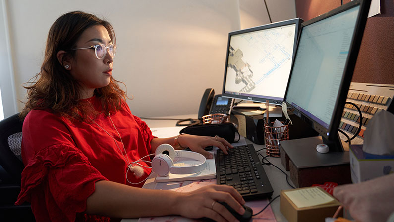 Danielle works on improving internal processes