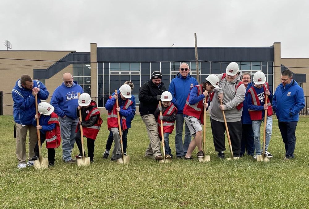 Mitchell Community Schools Auxiliary Gym Groundbreaking Ceremony