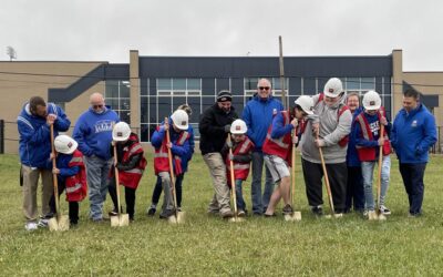 Mitchell Community Schools Auxiliary Gym Groundbreaking Ceremony